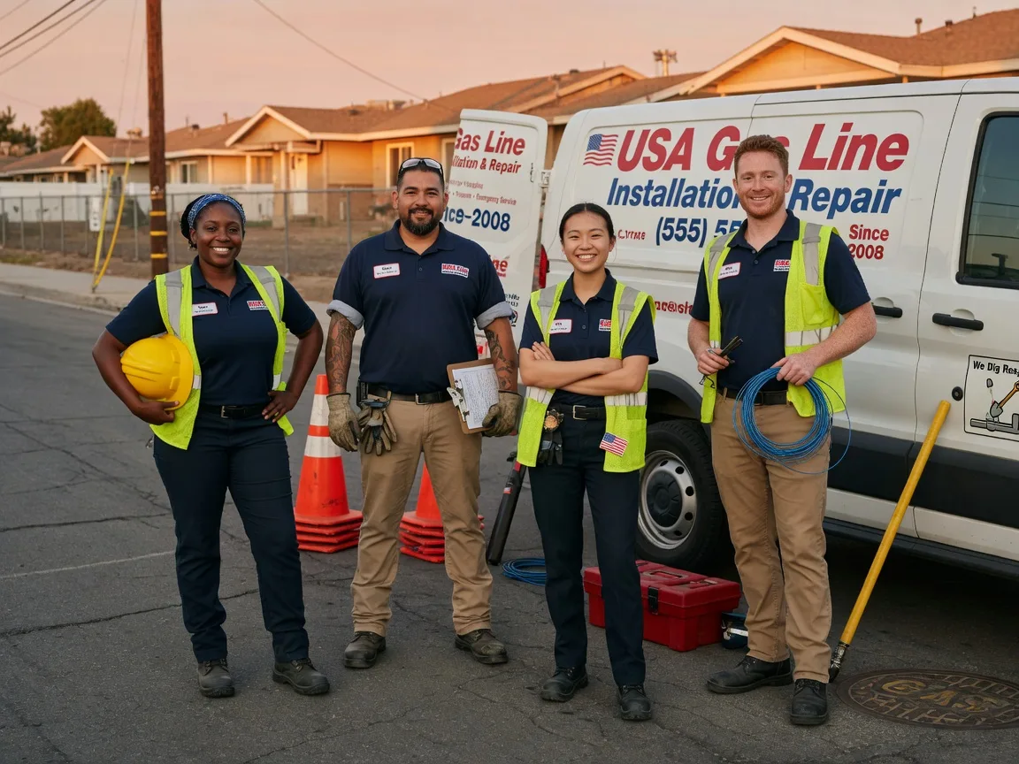 Gas Line Installation company in Thida, AR